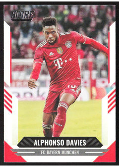 Alphonso Davies, Kartička, Panini Score FIFA Soccer 2021-22, BASE