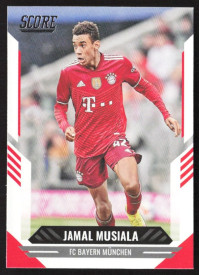 Jamal Musiala, Kartička, Panini Score FIFA Soccer 2021-22, BASE