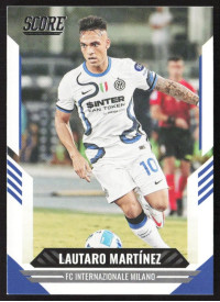 Lautaro Martinez, Kartička, Panini Score FIFA Soccer 2021-22, BASE
