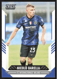 Nicolo Barella, Kartička, Panini Score FIFA Soccer 2021-22, BASE