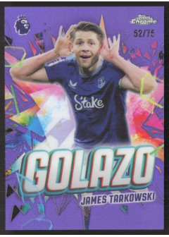 James Tarkowski, Kartička, 2025-26 Topps Chrome Premier League, INSERT