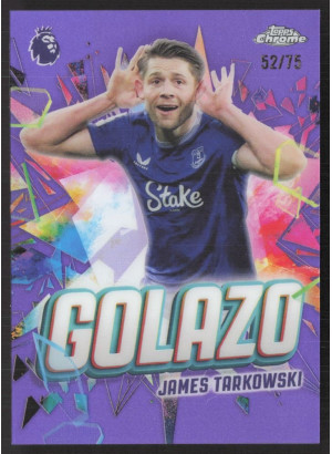 James Tarkowski, Card, 2025-26 Topps Chrome Premier League, INSERT