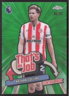 Nathan Collins, Kartička, 2025-26 Topps Chrome Premier League, INSERT