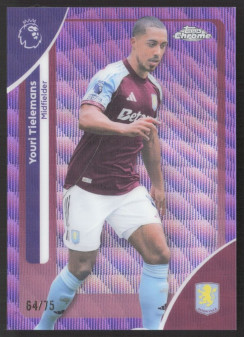 Youri Tielemans, Kartička, 2025-26 Topps Chrome Premier League, BASE