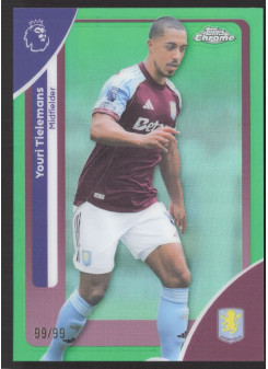 Youri Tielemans, Kartička, 2025-26 Topps Chrome Premier League, LIMIT