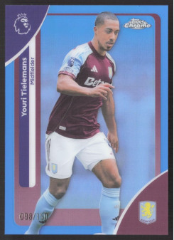 Youri Tielemans, Kartička, 2025-26 Topps Chrome Premier League, LIMIT