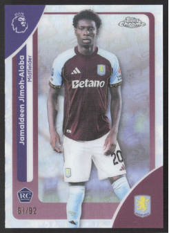 Jamaldeen Jimoh-Aloba, Kartička, 2025-26 Topps Chrome Premier League, LIMIT