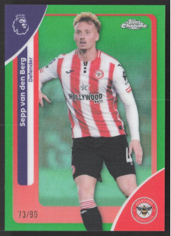 Sepp van den Berg, Kartička, 2025-26 Topps Chrome Premier League, LIMIT