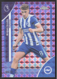 Brajan Gruda, Kartička, 2025-26 Topps Chrome Premier League, LIMIT Brajan Gruda, Kartička, 2025-26 Topps Chrome Premier League, LIMIT