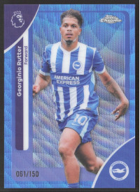 Georginio Rutter, Kartička, 2025-26 Topps Chrome Premier League, LIMIT Georginio Rutter, Kartička, 2025-26 Topps Chrome Premier League, LIMIT