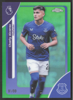 Charly Alcaraz, Kartička, 2025-26 Topps Chrome Premier League, LIMIT