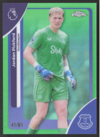 Jordan Pickford, Kartička, 2025-26 Topps Chrome Premier League, LIMIT