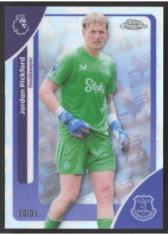 Jordan Pickford, Kartička, 2025-26 Topps Chrome Premier League, LIMIT