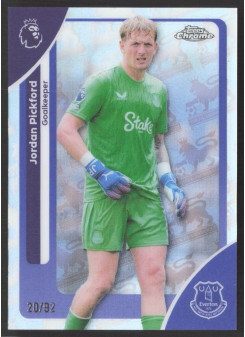 Jordan Pickford, Kartička, 2025-26 Topps Chrome Premier League, LIMIT