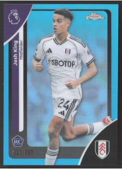 Josh King, Kartička, 2025-26 Topps Chrome Premier League, LIMIT