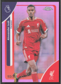 Alexander Isak, Kartička, 2025-26 Topps Chrome Premier League, LIMIT