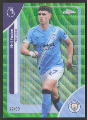 Phil Foden, Card, 2025-26 Topps Chrome Premier League, LIMIT
