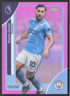 Rayan Cherki, Kartička, 2025-26 Topps Chrome Premier League, LIMIT