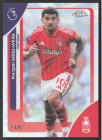 Morgan Gibbs-White, Kartička, 2025-26 Topps Chrome Premier League, LIMIT Morgan Gibbs-White, Kartička, 2025-26 Topps Chrome Premier League, LIMIT