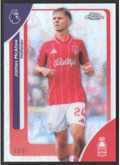 James McAtee, Kartička, 2025-26 Topps Chrome Premier League, LIMIT