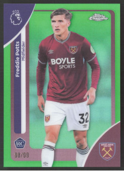 Freddie Potts, Kartička, 2025-26 Topps Chrome Premier League, LIMIT