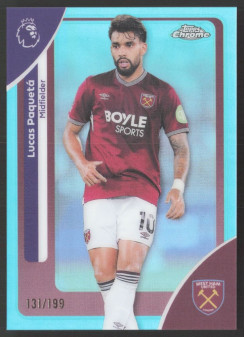 Lucas Paquetá, Kartička, 2025-26 Topps Chrome Premier League, LIMIT