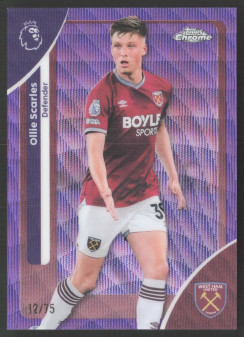 Ollie Scarles, Kartička, 2025-26 Topps Chrome Premier League, LIMIT