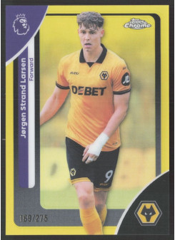 Jørgen Strand Larsen, Kartička, 2025-26 Topps Chrome Premier League, LIMIT