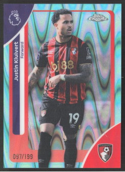 Justin Kluivert, Kartička, 2025-26 Topps Chrome Premier League, LIMIT