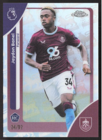 Jaydon Banel, Kartička, 2025-26 Topps Chrome Premier League, LIMIT Jaydon Banel, Kartička, 2025-26 Topps Chrome Premier League, LIMIT