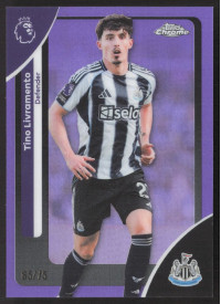 Tino Livramento, Kartička, 2025-26 Topps Chrome Premier League, LIMIT Tino Livramento, Kartička, 2025-26 Topps Chrome Premier League, LIMIT