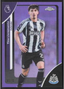 Tino Livramento, Kartička, 2025-26 Topps Chrome Premier League, LIMIT