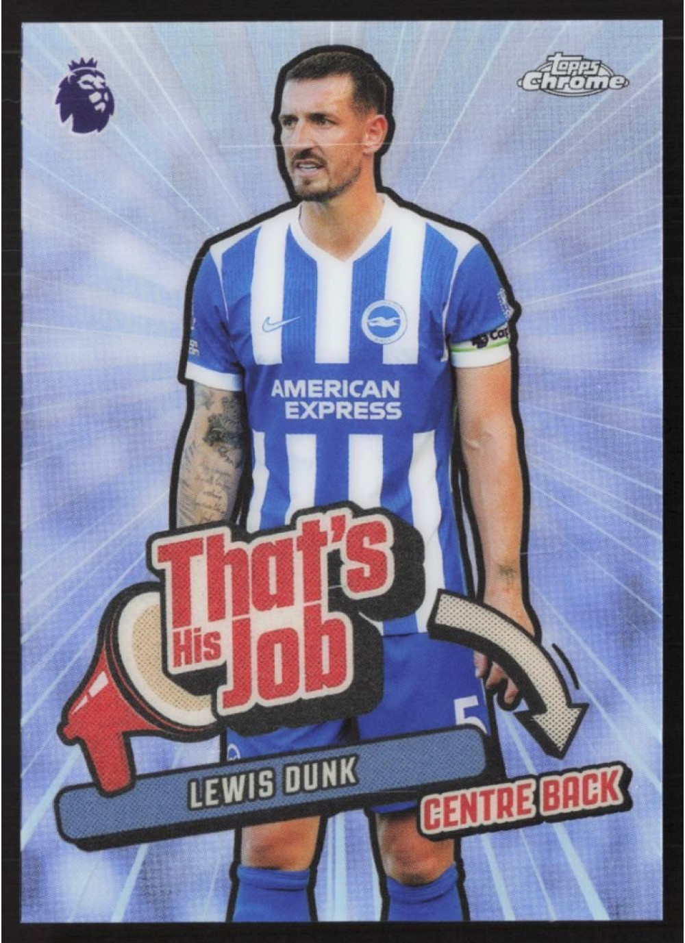 Lewis Dunk, Card, 2025-26 Topps Chrome Premier League, INSERT