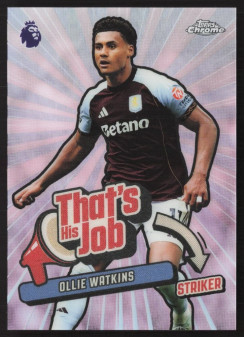 Ollie Watkins, Kartička, 2025-26 Topps Chrome Premier League, INSERT