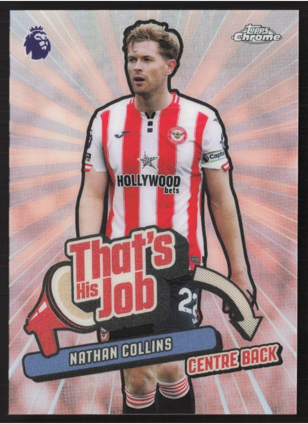 Nathan Collins, Card, 2025-26 Topps Chrome Premier League, INSERT