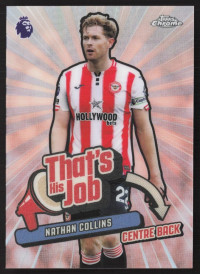 Nathan Collins, Kartička, 2025-26 Topps Chrome Premier League, INSERT