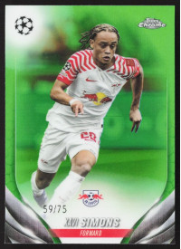 Xavi Simons, Kartička, Topps Chrome UEFA Club Competitions 2023-24, LIMIT