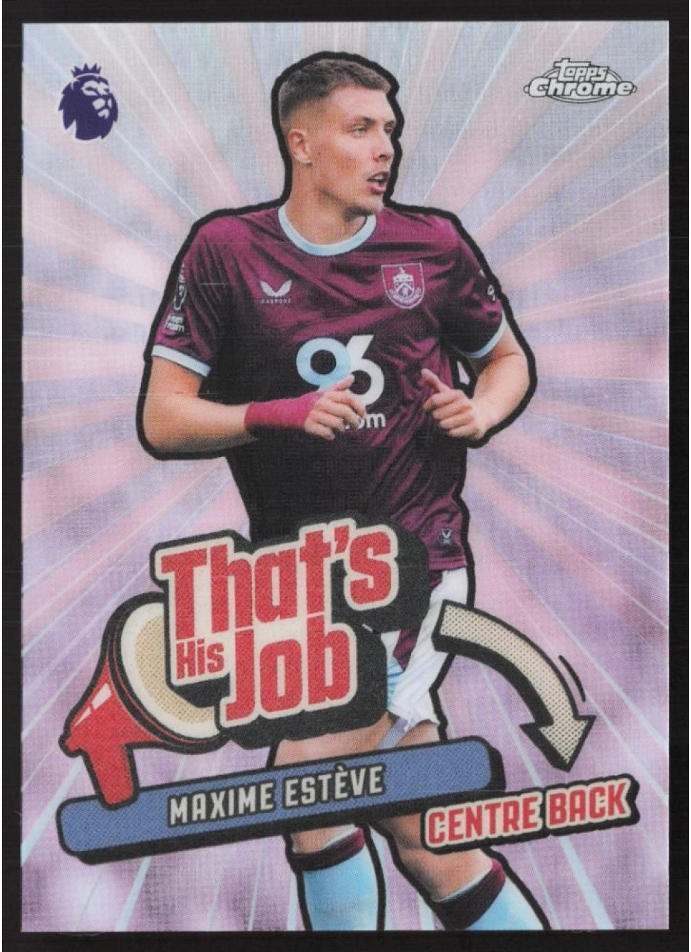 Maxime Estève, Card, 2025-26 Topps Chrome Premier League, INSERT