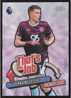 Maxime Estève, Card, 2025-26 Topps Chrome Premier League, INSERT