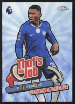 Moisés Caicedo, Kartička, 2025-26 Topps Chrome Premier League, INSERT