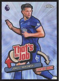 James Tarkowski, Kartička, 2025-26 Topps Chrome Premier League, INSERT