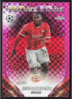 Johan Bakayoko, Kartička, Topps Chrome UEFA Club Competitions 2023-24, LIMIT