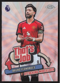 Bruno Fernandes, Card, 2025-26 Topps Chrome Premier League, INSERT