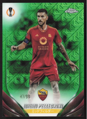 Lorenzo Pellegrini, Card, Topps Chrome UEFA Club Competitions 2023-24, LIMIT