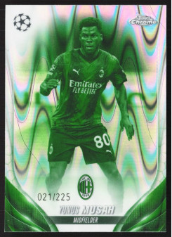 Yunus Musah, Kartička, Topps Chrome UEFA Club Competitions 2023-24, LIMIT