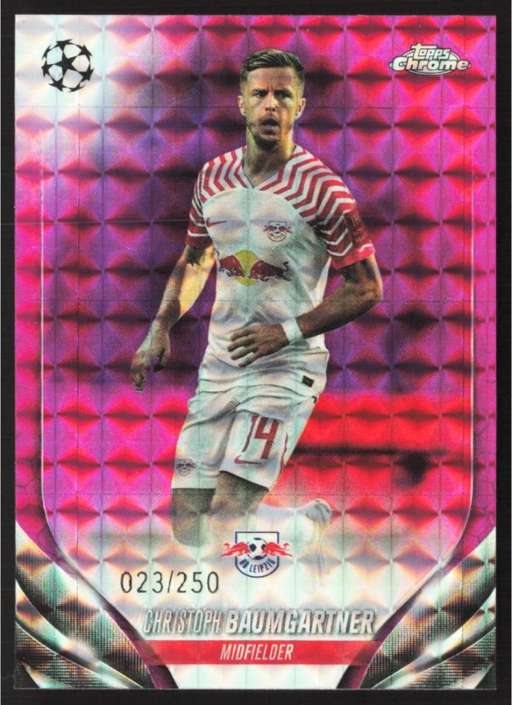 Christoph Baumgartner, Card, Topps Chrome UEFA Club Competitions 2023-24, LIMIT Christoph Baumgartner, Card, Topps Chrome UEFA Club Competitions 2023-24, LIMIT
