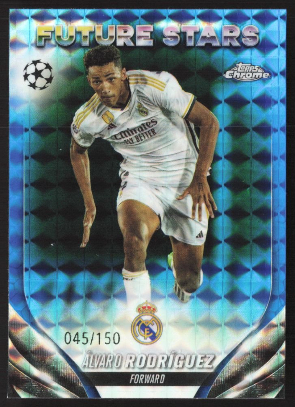 Álvaro Rodríguez, Card, Topps Chrome UEFA Club Competitions 2023-24, LIMIT Álvaro Rodríguez, Card, Topps Chrome UEFA Club Competitions 2023-24, LIMIT