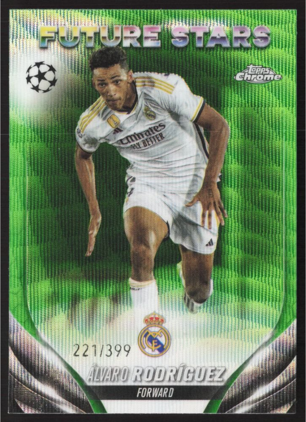 Álvaro Rodríguez, Card, Topps Chrome UEFA Club Competitions 2023-24, LIMIT Álvaro Rodríguez, Card, Topps Chrome UEFA Club Competitions 2023-24, LIMIT