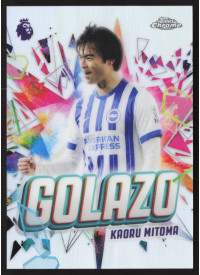 Kaoru Mitoma, Card, 2025-26 Topps Chrome Premier League, INSERT