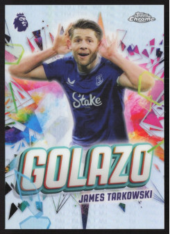 James Tarkowski, Kartička, 2025-26 Topps Chrome Premier League, INSERT